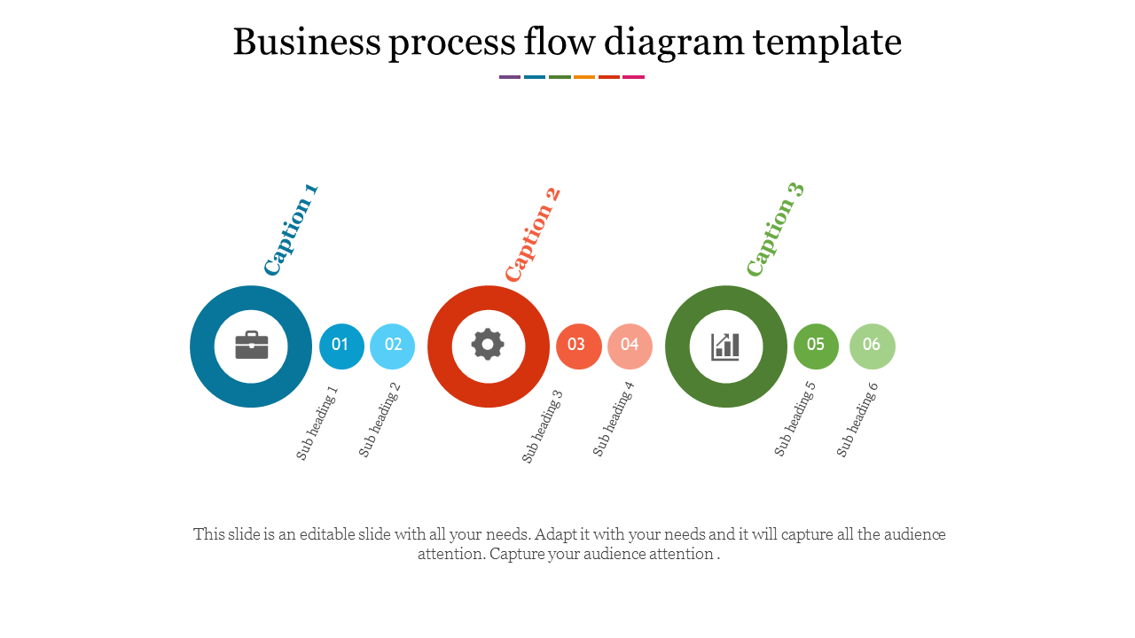 Business process flow diagram template